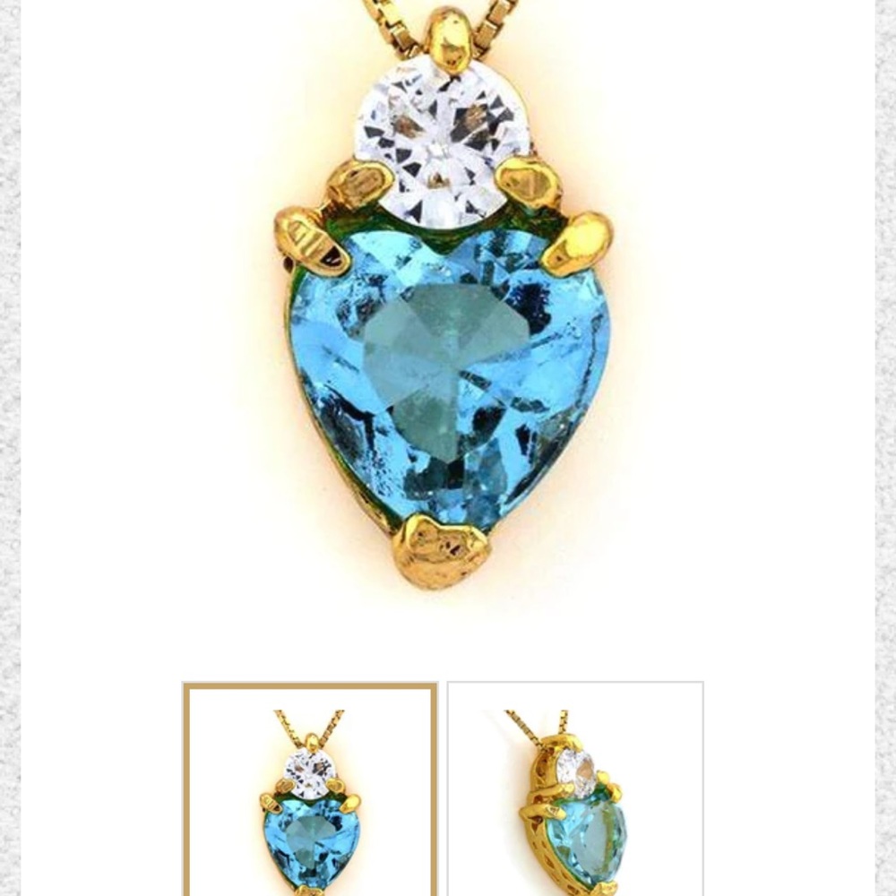 18K GOLD PLATED GERMAN SILVER PENDANT